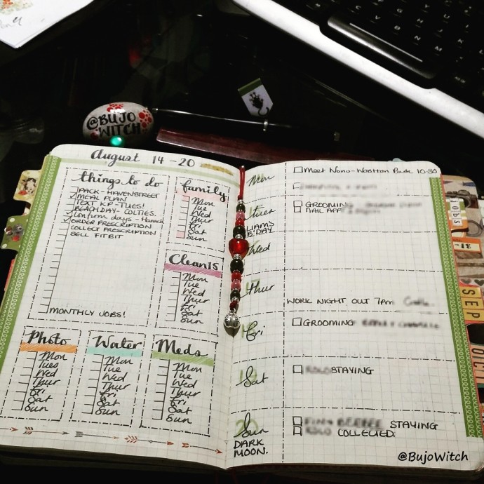 Journal of a Witch – recording my life in lists and colours